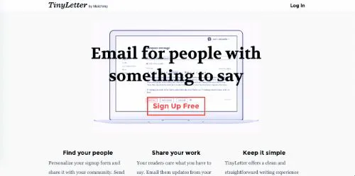 Best Email Marketing Services & Software: TinyLetter
